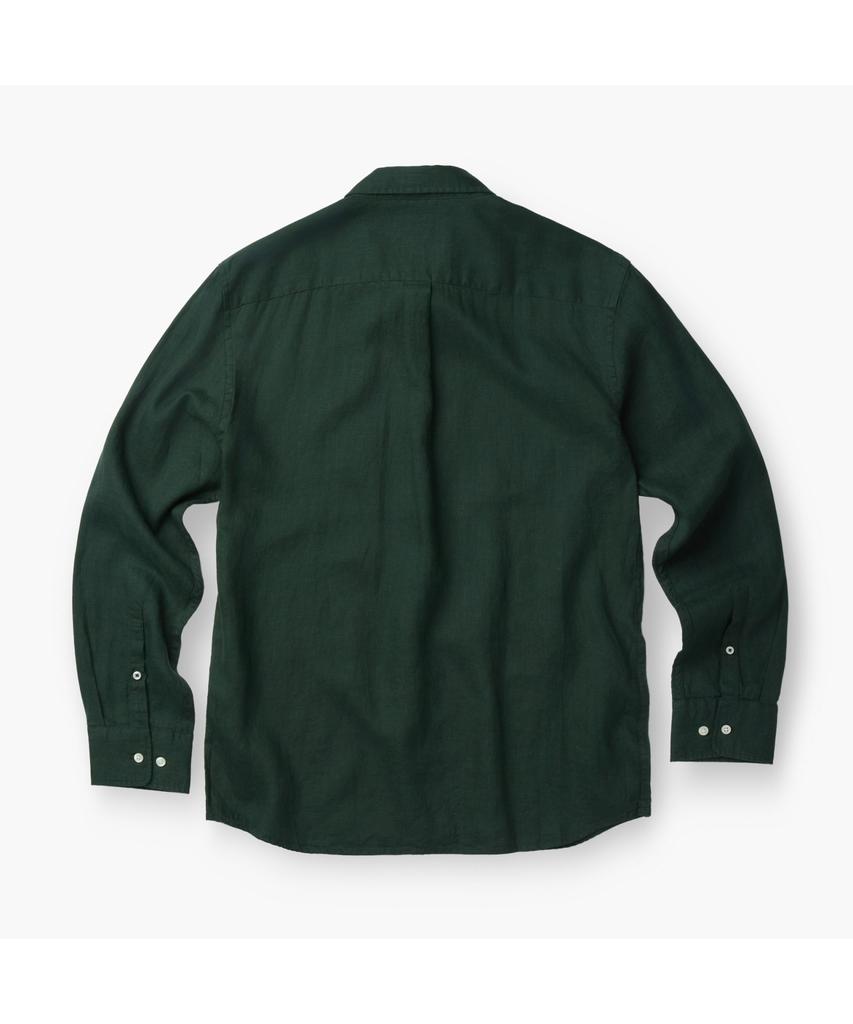 Henlikoteun Linen Solid Shirt (Regular Fit) Ahsam26211Grx
