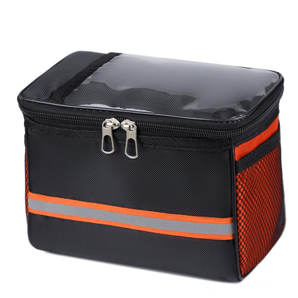 Large Bicycles Front Storage Pouch Bicycles Handlebar Bag Bike Frame Pannier Pouch for Road Bike Cycling Travel