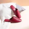 Men's and Women's Lambskin Indoor Slippers - Breathable Leather for Home