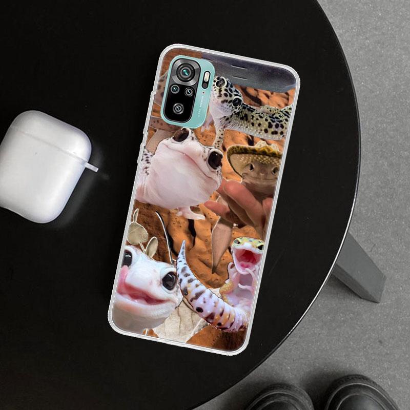 Lizards Geckos Phone Case Cover for Xiaomi Redmi Note 15 14 13 12 11 Pro Plus 14S 12S 11S 11T 11E 10S 10 Customized Fundas Redmi