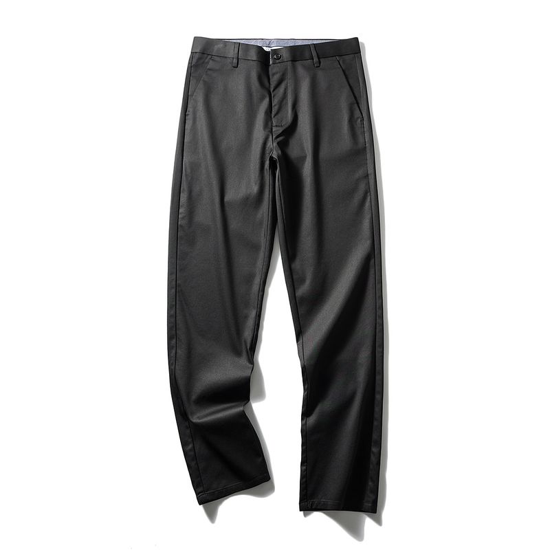 Lyocell Fiber! Foreign Trade Export Surplus Spring/Summer Men's Straight-Leg Comfortable Stretchy Breathable Casual Dress Pants