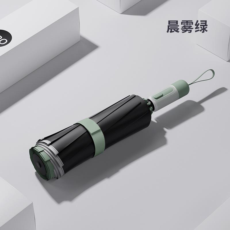 Umbrella Automatic Umbrella Sunny and Rainy Parasol Female Large Size Enlarged, Thickened and Reinforced Folding Umbrella Sun Protection