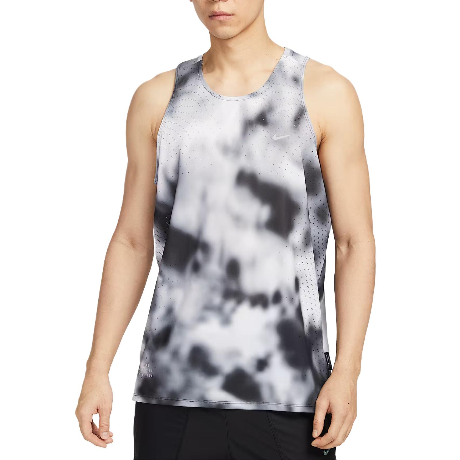 

Nike Dri-FIT ADV Breathe Comfortable Versatile Simple Fashion Loose Tank Top Men Tops Black White HJ4147010 2XL