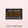 Black Girl Embroidery Patch Iron On Patches For Clothing Black Girl Magic Patches On Clothes DIY Sewing Ironing Patch Applique