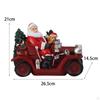 Glowing Christmas Decoration Santa Figurine Lighted Light Up
