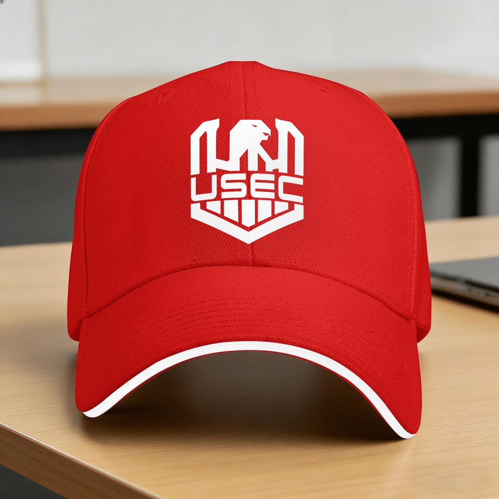 Escape From Tarkov Usec Litle Wnite Logo Casual Baseball Cap Outdoor Gym Trucker Hat Sun Female Male Classic Baseball Caps
