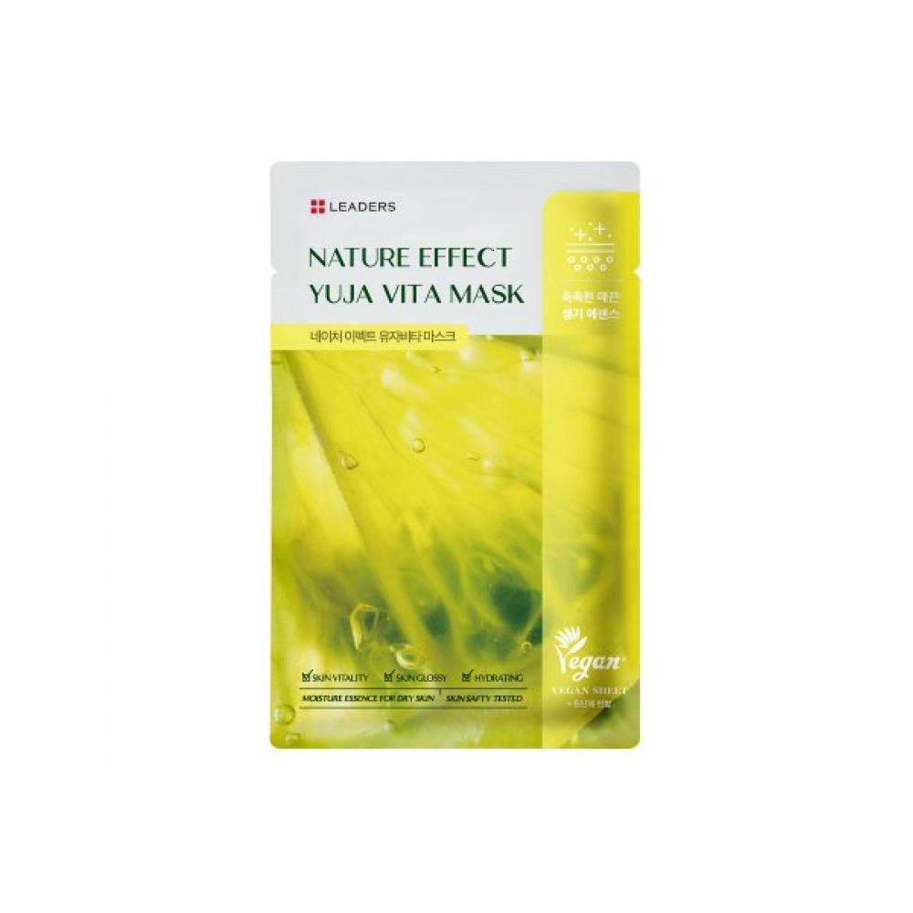 Leaders Cosmetics Leaders Nature Effect Yuzu Vita Mask 10 Sheets