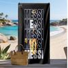Lionel Messi Drukowany Ręcznik Plażowy Szybkoschnący Miękki Ręcznik Przenośny Duży Prostokątny Koc Plażowy na Podróże Basen