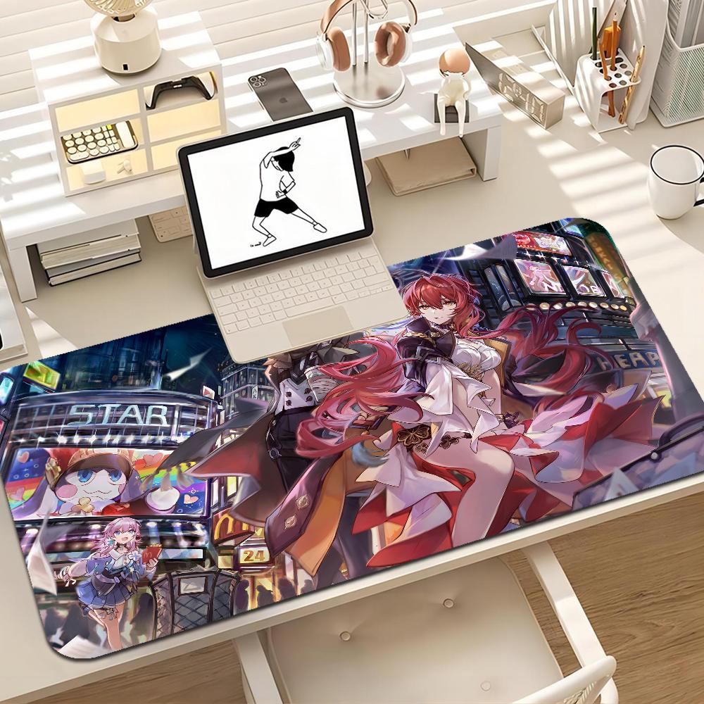 Honkai Star Rail Mousepad Boy Pad Natural Rubber Gaming Mousepad Desk Mat Size For Gameing World Of Tanks CS GO Zelda