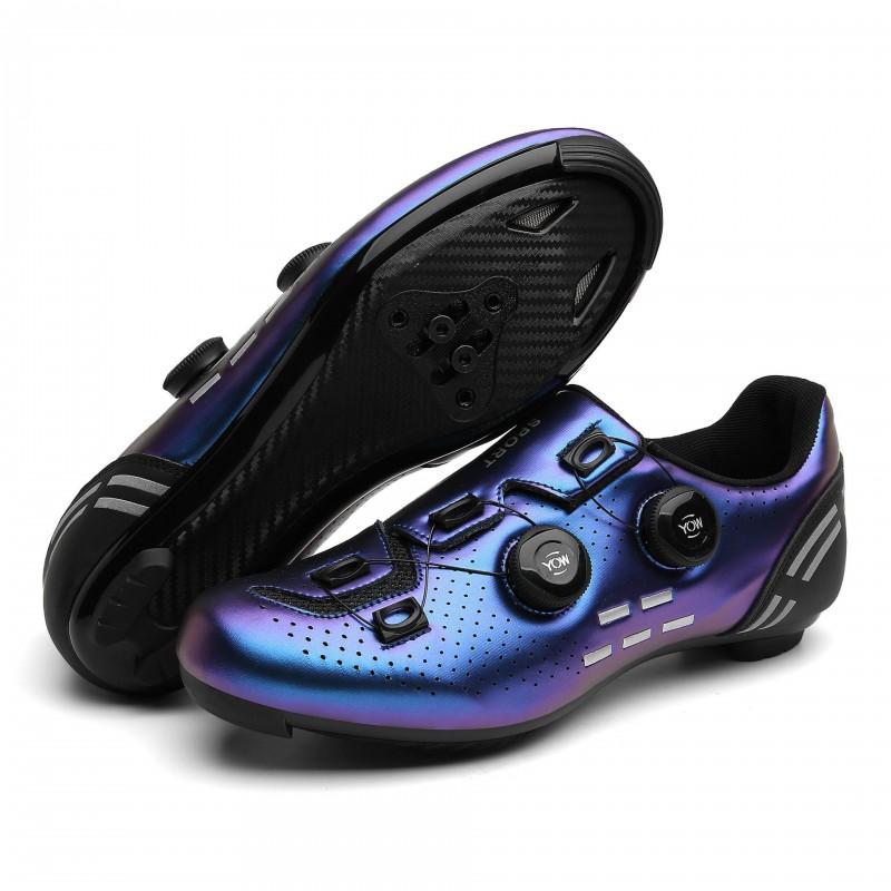 Rennradschuhe Mit Steifer Sohle Atmungsaktive Passform Herren Damen Große Größe MTB Fahrrad Option Ohne Cleats