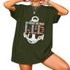 Women's Casual Short Sleeve T-Shirt Loose Fit Crew Neck Graphic Print Top Comfortable Summer Tee for Daily Wear