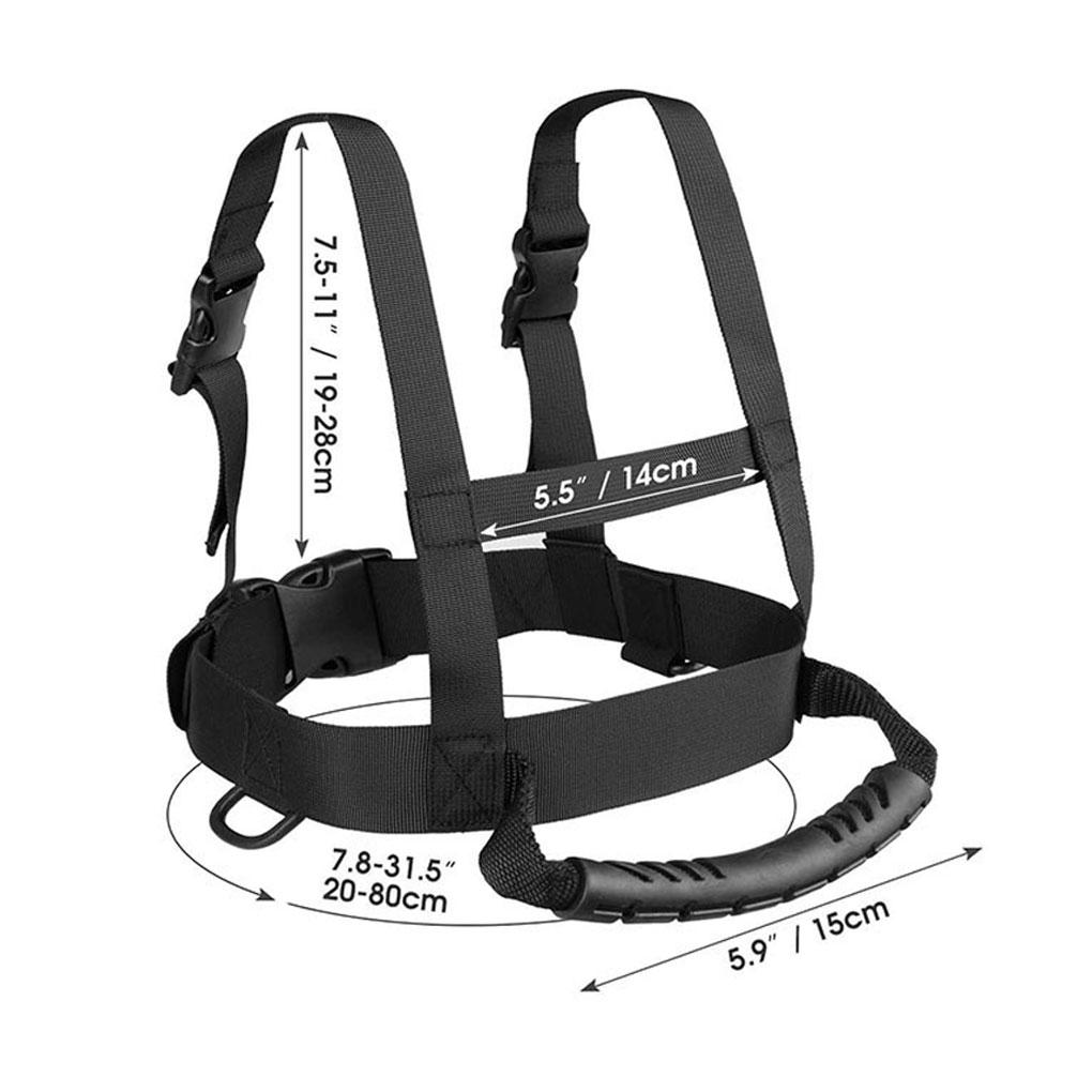 Dětský lyžařský postroj Trénink bruslení Snowboarding Cyklistika Venkovní sportovní pás Nastavitelný bezpečnostní ramenní popruh pro dítě Začátečník