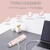 Electric Shaver for Women Waterproof Wet & Dry Hair Razors 2 in 1 Double Head Dual Bikini Hair Trimmer Detachable Head Shaver