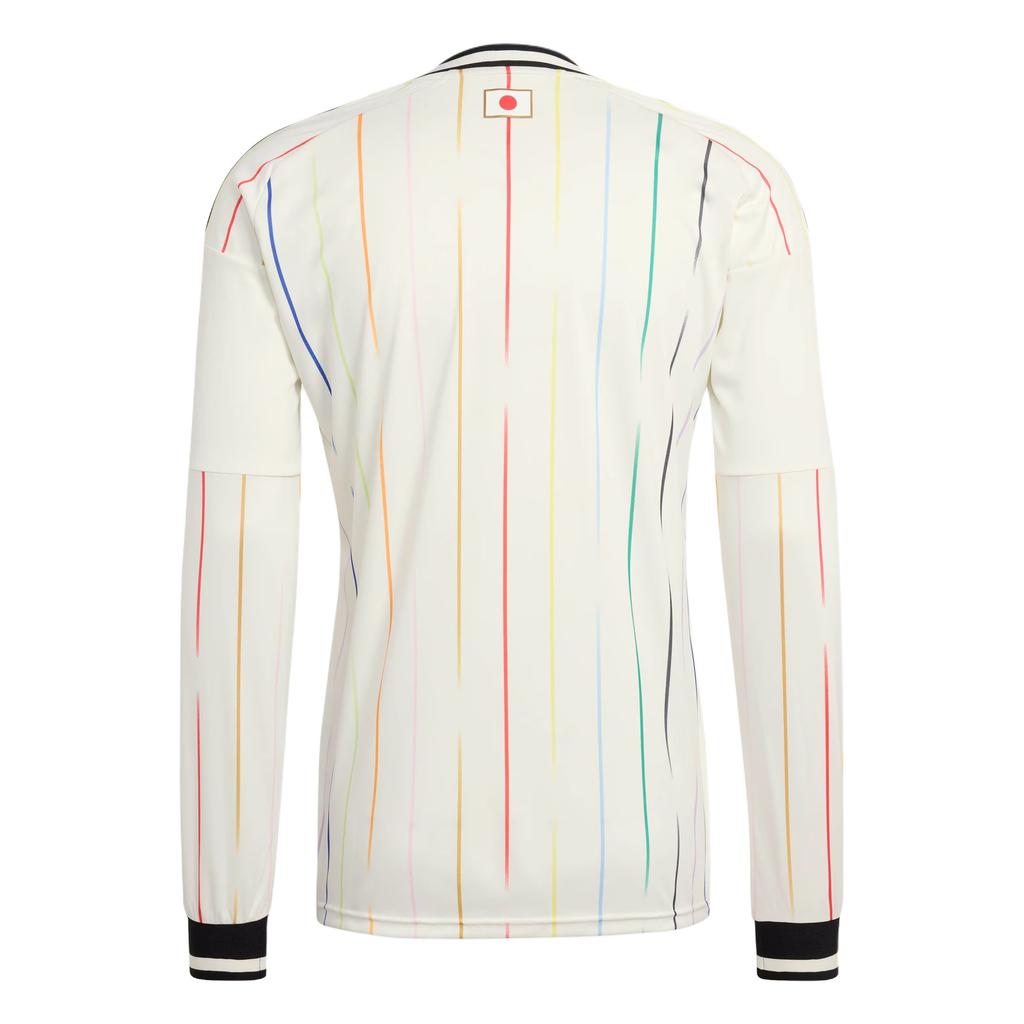 Adidas Originals Japan Climacool 26 National Team World Cup Away Fan Version Slim Fit V-Neck Quick-Dry Long Sleeve Football Shirt Men tops JZ9697