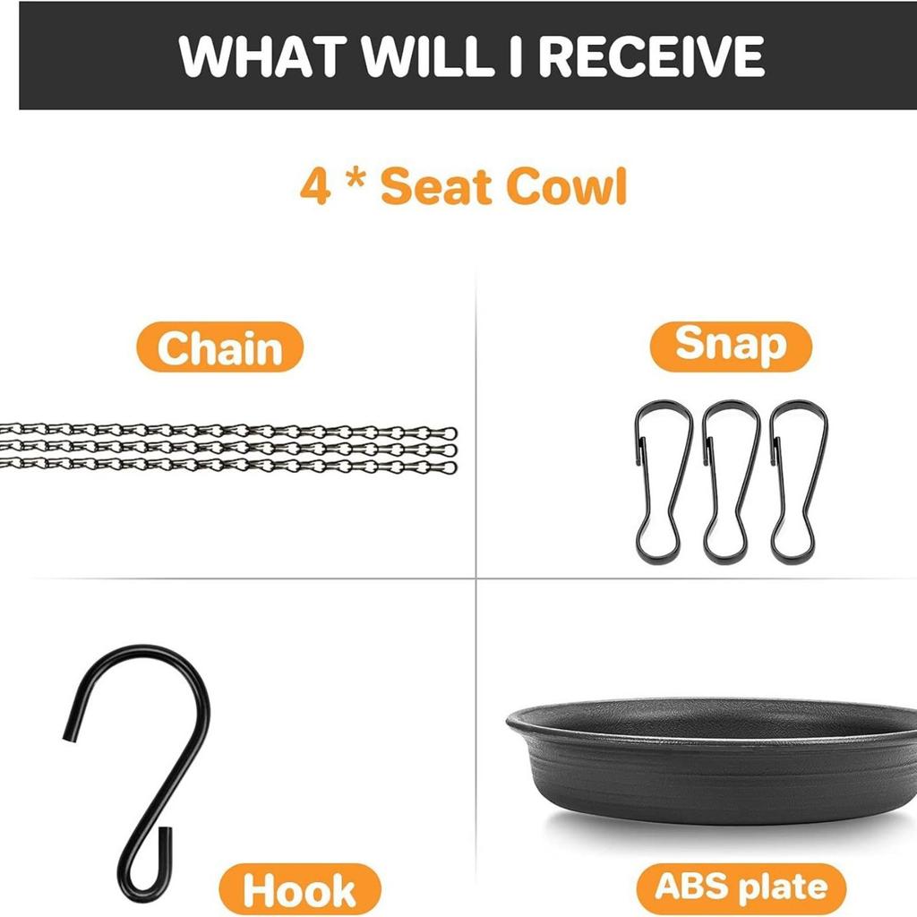 Outdoor Hängen Tablett Vogel Bad Tablett Firma Kette Tablett Starke Belastung Kapazität Gartenarbeit Außen Dekoration