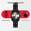 Original Alabaster-Style Irregular European/American Watch - Trendy, Fashionable Niche Design.