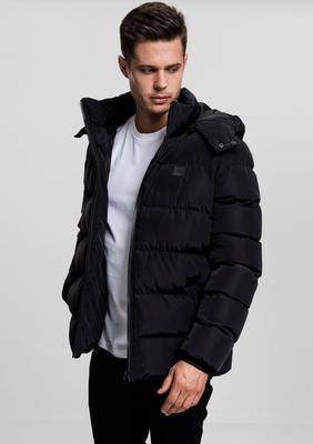 Winter Jacket Urban Classics Hooded Puffer Jacket (TB1807) (TB1807-00007) Black