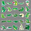 50 Pictures of Crocodile Doodle Personality Cartoon Animals Children DIY Mobile Phone Skateboard Suitcase Stickers Waterproof