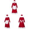 Christmas Cosplay Dress With Velvet Fabric For Anime And Fantasy Party Wear