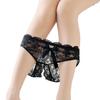 Sexy Lingerie Seduction Thong Free Passion Suit Pure Desire Open Crotch Panties Lace Transparent Pants Women