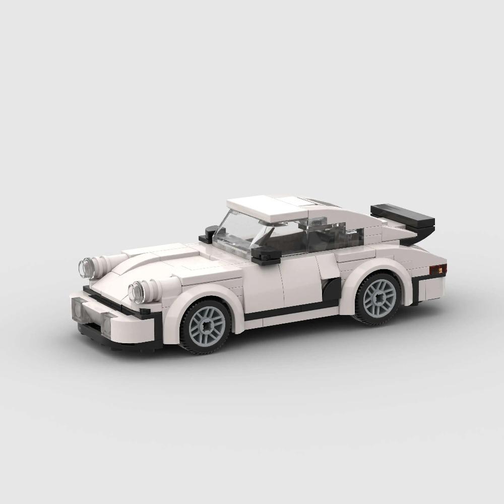 MOC Model závodního rally auta, Stavebnice městského vozidla, Kreativní garážové hračky, Hračka montážní vozidlo oblíbené chlapci