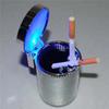 Colorful Car Ashtray with LED Light Air Vent Ash Tray Container Smoke Ash Cylinder Cup Holder