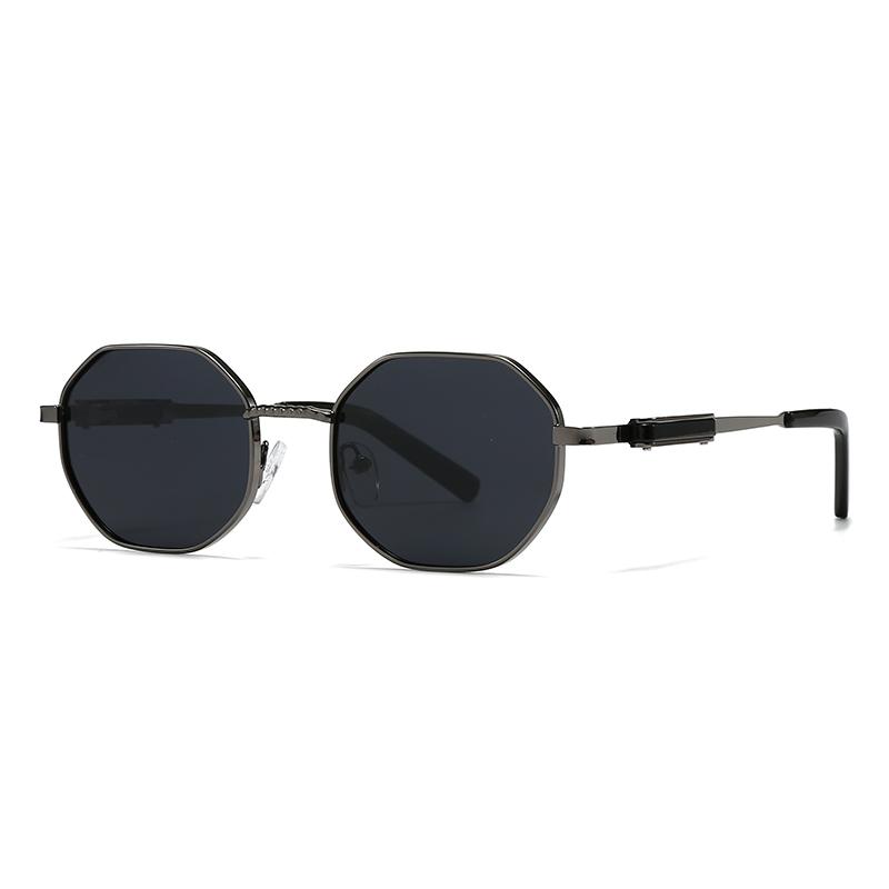 Trendy Sunglasses for Men Women Cross Border Export Polygonal Frame European American Street Style Instagram Influencer