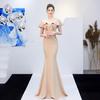 Braut Langer schlanker Fischschwanzrock Hochzeit Abendkleid Mädchen Abendkleider