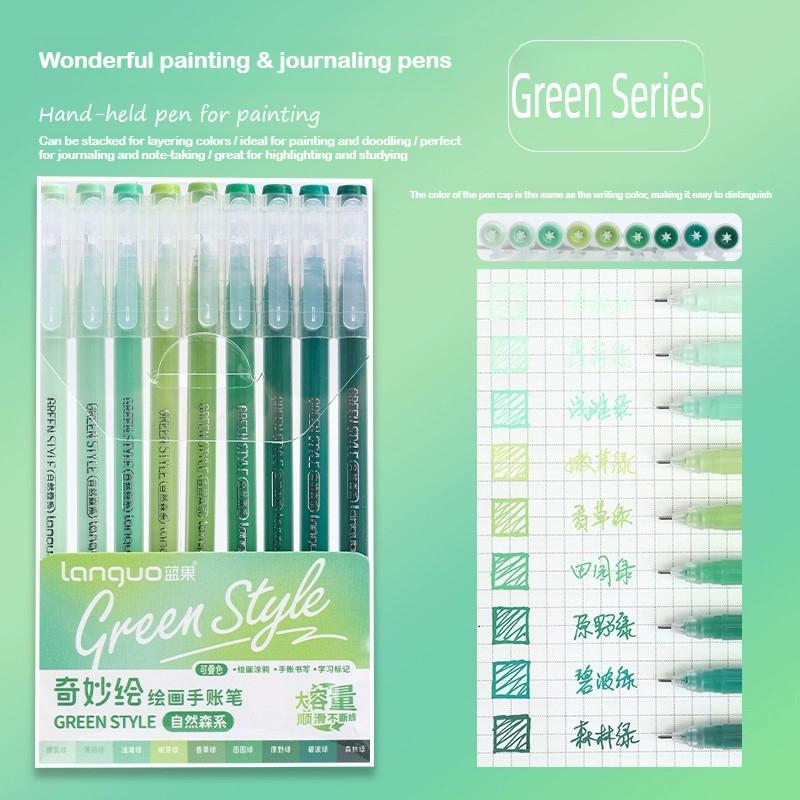 Languo 216 Colori Penna Manuale Multicolore 1,0 mm Colore Morandi Set di Penne Gel e Pennarelli Cancelleria Ufficio Forniture Scolastiche