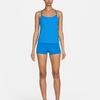 New Nike Essential Women's Layered Tankini Top Split Swimsuit Women's Blue NESSB219-458