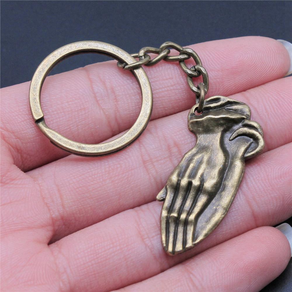 28mm Key Ring Couple Heart Love Minimalist Jewelry Components QY016
