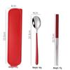 Abay 304 Stainless Steel Portable Cutlery Set