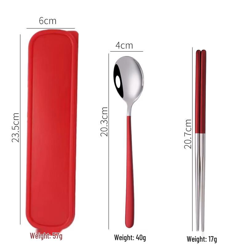Abay 304 Stainless Steel Portable Cutlery Set