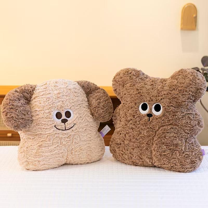 Cute Candy Puppy Plush Toy Pillow Dog Doll Comfort Doll Girl Children Birthday Gift Redemption