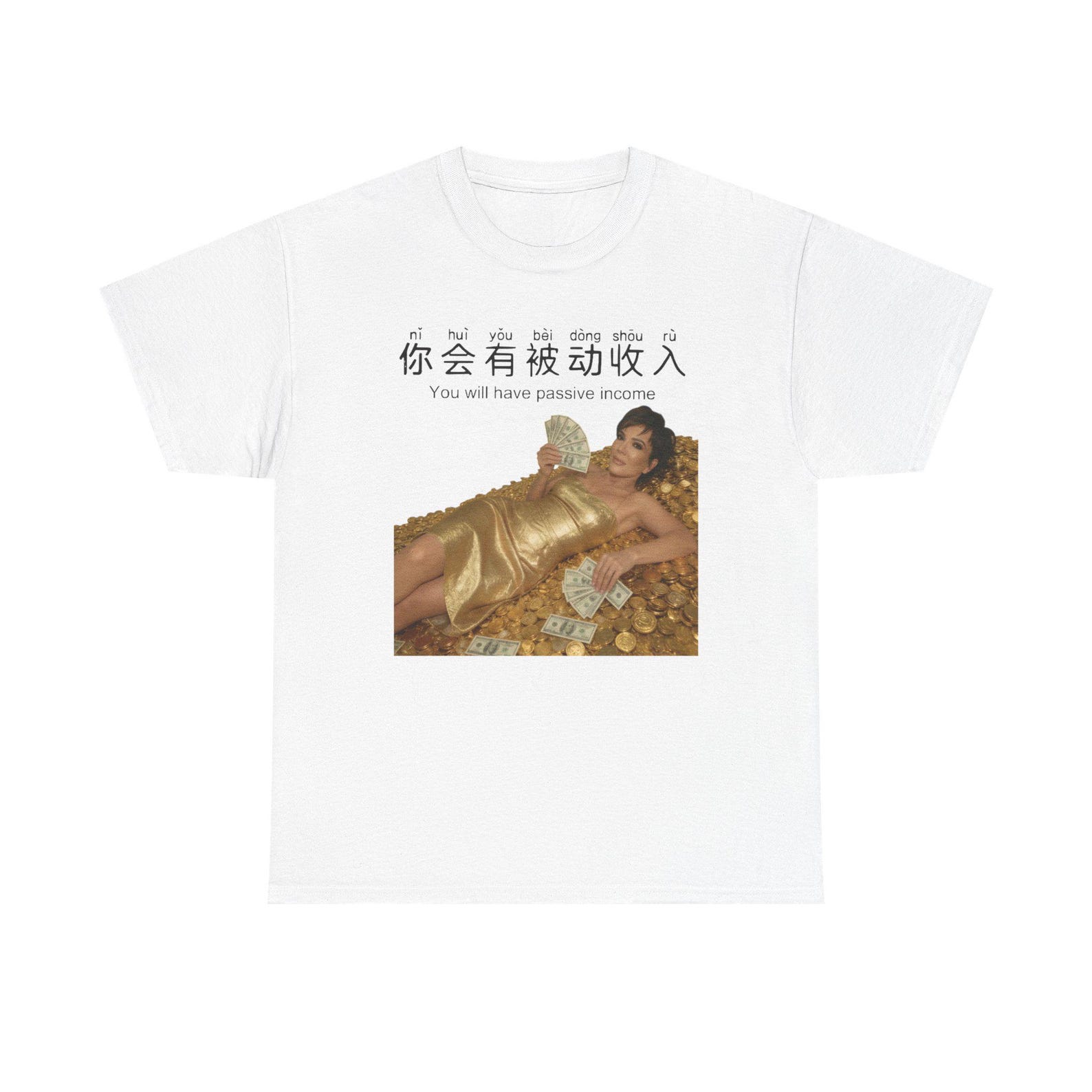Funny Kris Jenner Meme Shirt, Money Abundance Shirt, Kris Jenner Shirt, funny inspirational tee, funny affirmation shirt, affirmation meme 4XL
