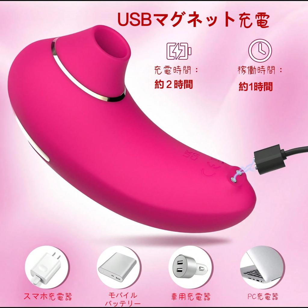 Clitoral Suction Vibrator for Women, 9 Suction Levels + Vibration, Nipple & Clit Stimulator, Compact, Powerful, USB Rechargeable Adult Toy