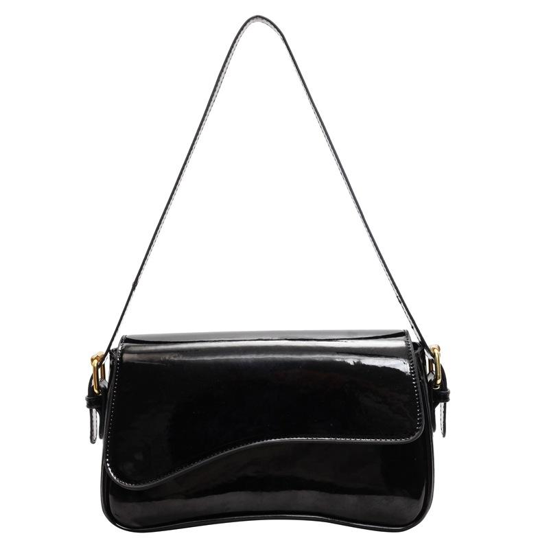 Large capacity leisure senior sense of shape soft durable fashion exquisite new light luxury commuting slanting cross shoulder handbag