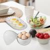 Microwave Egg Maker Microwave Egg Boiler 4 Eggs Capacity Compact Design Easy Quick Egg Boiler Kitchen Cooking Tools