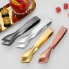 Rust-proof Serrated Ice Cube Clip 304 Stainless Steel Serving Tongs Food Tong Barbecue Clip  Bar