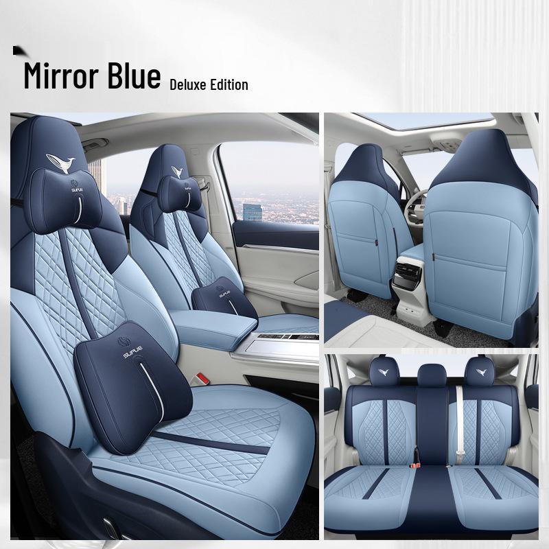 Roewe Whale Car Seat Cover: Leather, All-Season, Universal Fit, Full Wrap Set