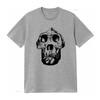 Neanderthal Prehistoric Skull Ancient Unisexs Cotton T Shirt Top Vintage Washed Slightly Graphic Streetwear Casual Homme