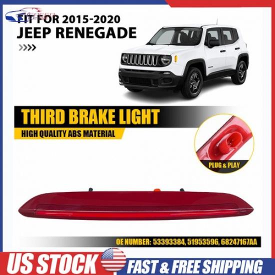 Подходит для Jeep Renegade 2015- Высокорасположенный светодиодный третий стоп-сигнал 3-й стоп-сигнал США