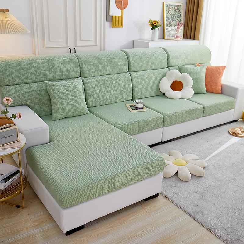 Elastic Knitted Summer Cool Sofa Cover Non-Slip Simple Modern Sofa Cover All-Inclusive Universal
