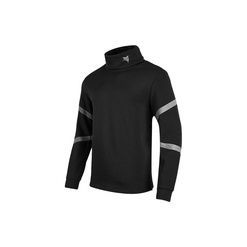 Skechers Sport Casual High Neck Comfortable Pullover Sweatshirt Men Sweatshirt Black P423M033-0018 XXL