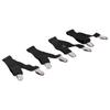 4Pcs   Bed Sheet Fasteners Suspenders Elastic Sheet Band Straps Clips Holder