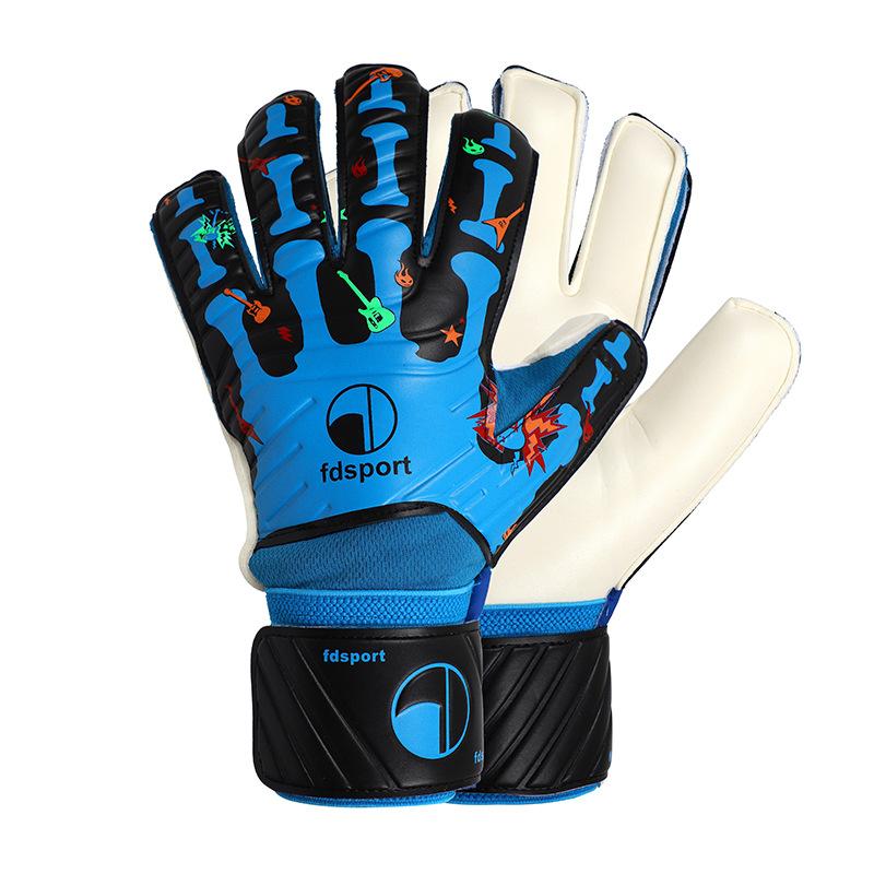New Football Goalkeeper Gloves Latex Finger Protective Gloves Professtional Competition 5 Fingers Protection for Kids Adults