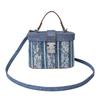 Niche High-end Hand Carry Box Bucket Bag Women's Autumn and Winter New Crossbody Fashion Shoulder Bag