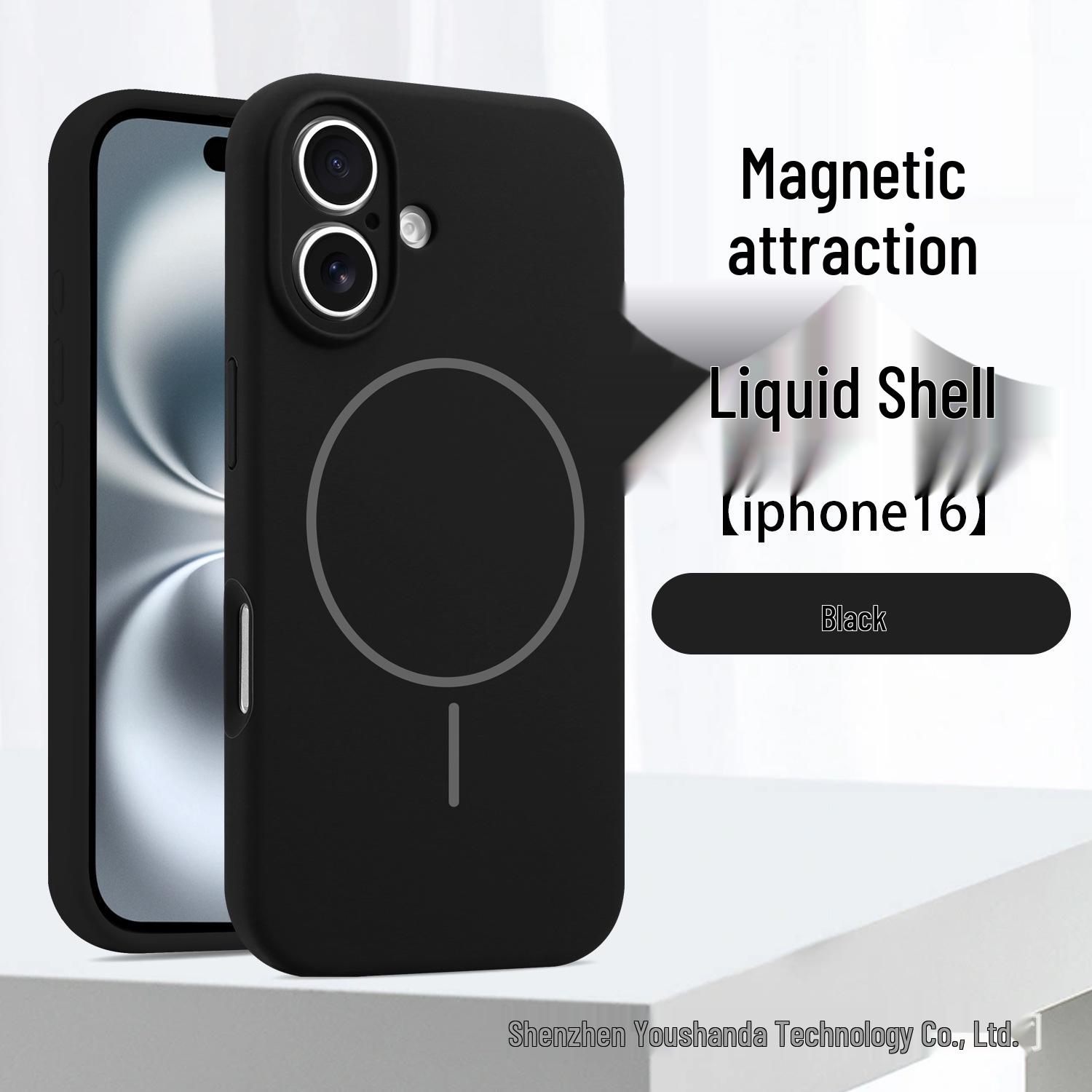 

Liquid Silicone Magnetic iPhone 17 Case for Apple 16 Pro Max - Full Coverage, Precise Lens Protection iPhone 17