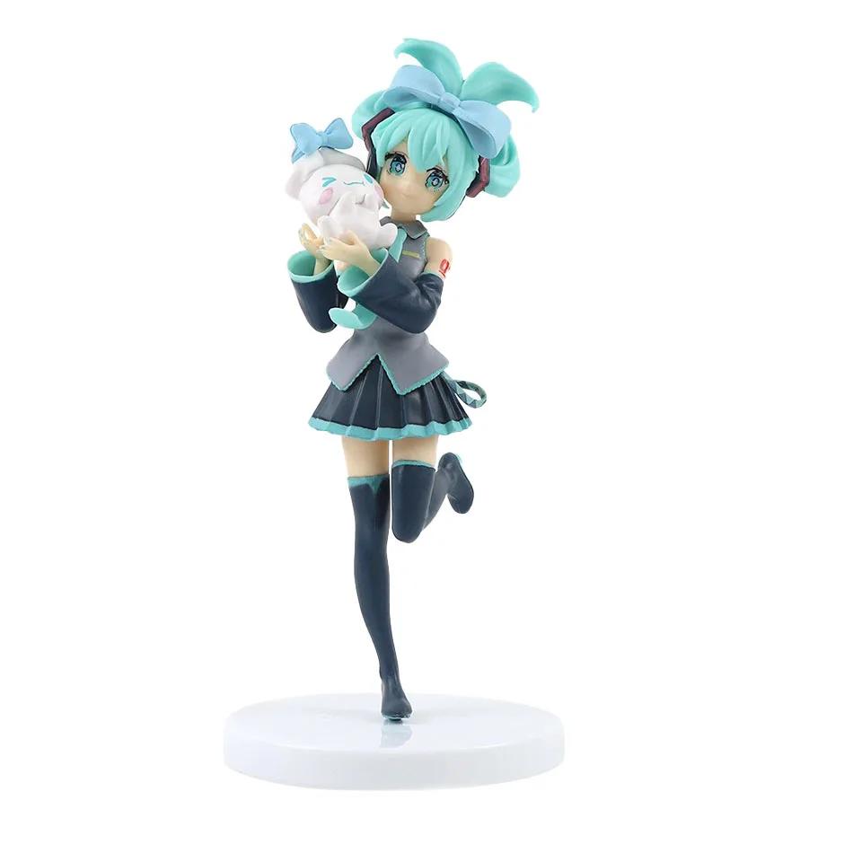 21cm Sexy Girl Hatsune Miku Anime Figure Fashion Subclture Miku Action Figure Christmas High Quality Gift PVC Collection Model Doll Toys