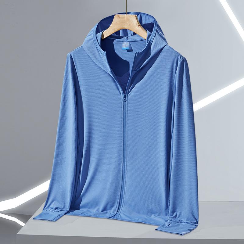 Ice Silk Men's Sun Protection Jacket 2026 - New Style, Anti-UV, Breathable, Thin for Summer & Outdoor Fishing
